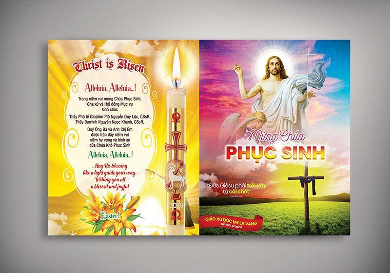 Thiệp mừng phục sinh